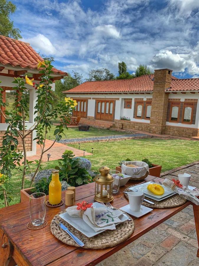 Casa De Las Flores Villa de Leyva Esterno foto