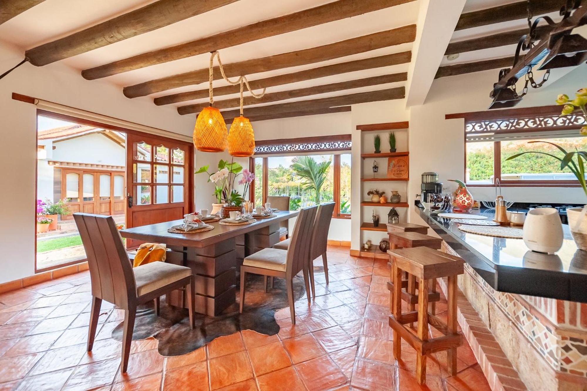 Casa De Las Flores Villa de Leyva Esterno foto