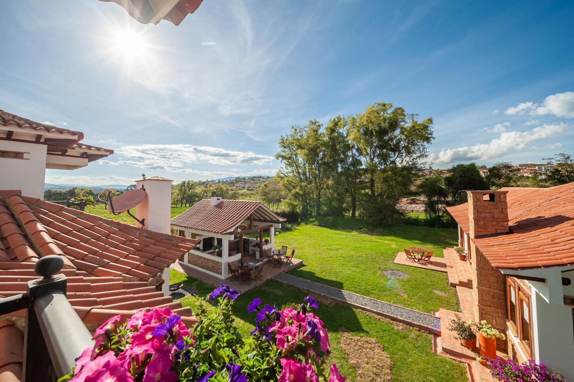 Casa De Las Flores Villa de Leyva Esterno foto