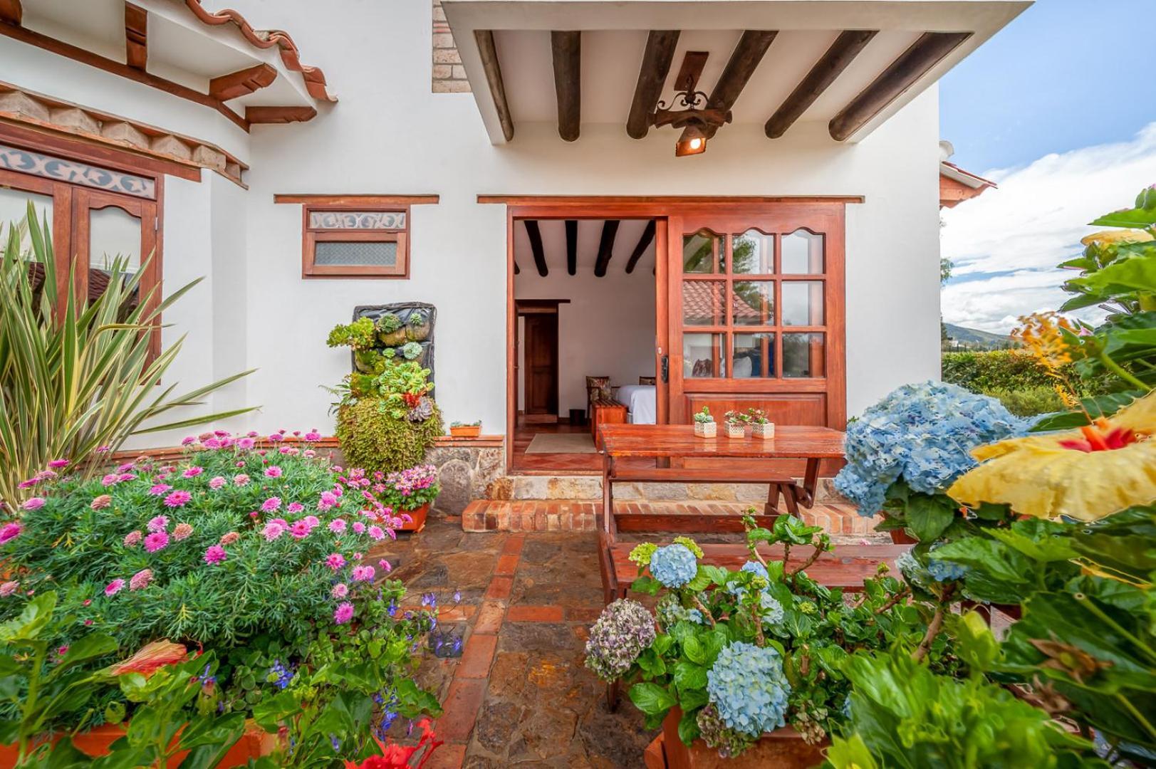 Casa De Las Flores Villa de Leyva Esterno foto