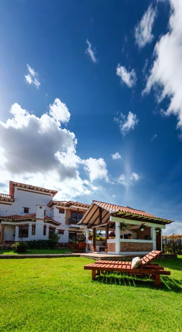 Casa De Las Flores Villa de Leyva Esterno foto