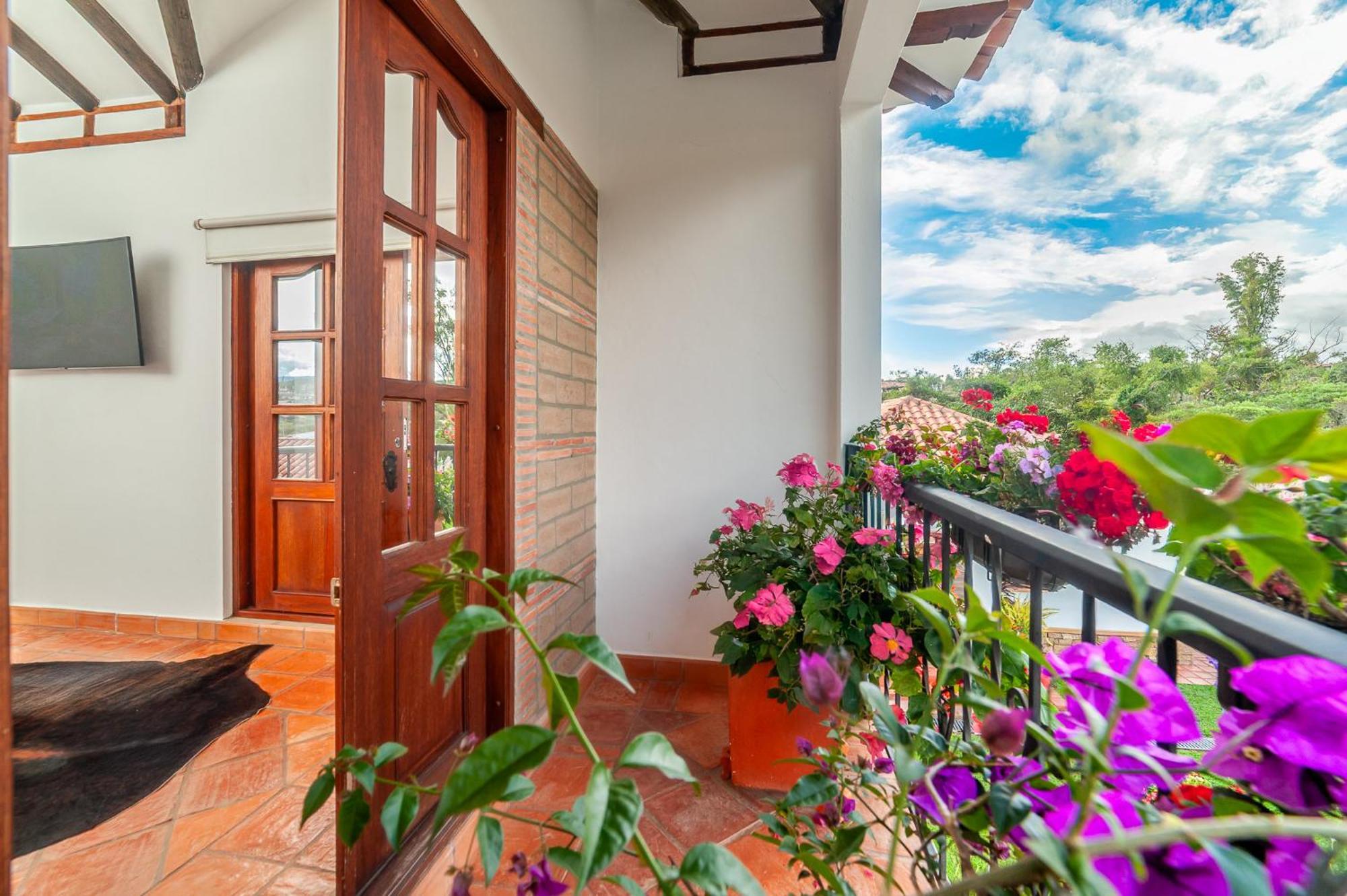 Casa De Las Flores Villa de Leyva Esterno foto