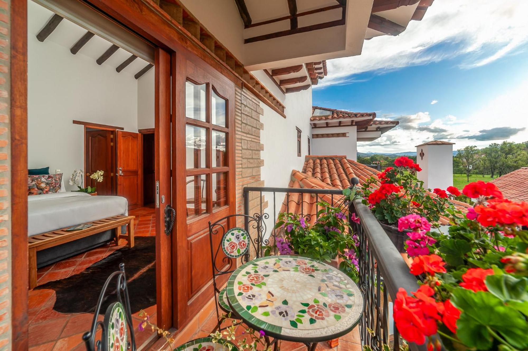 Casa De Las Flores Villa de Leyva Esterno foto