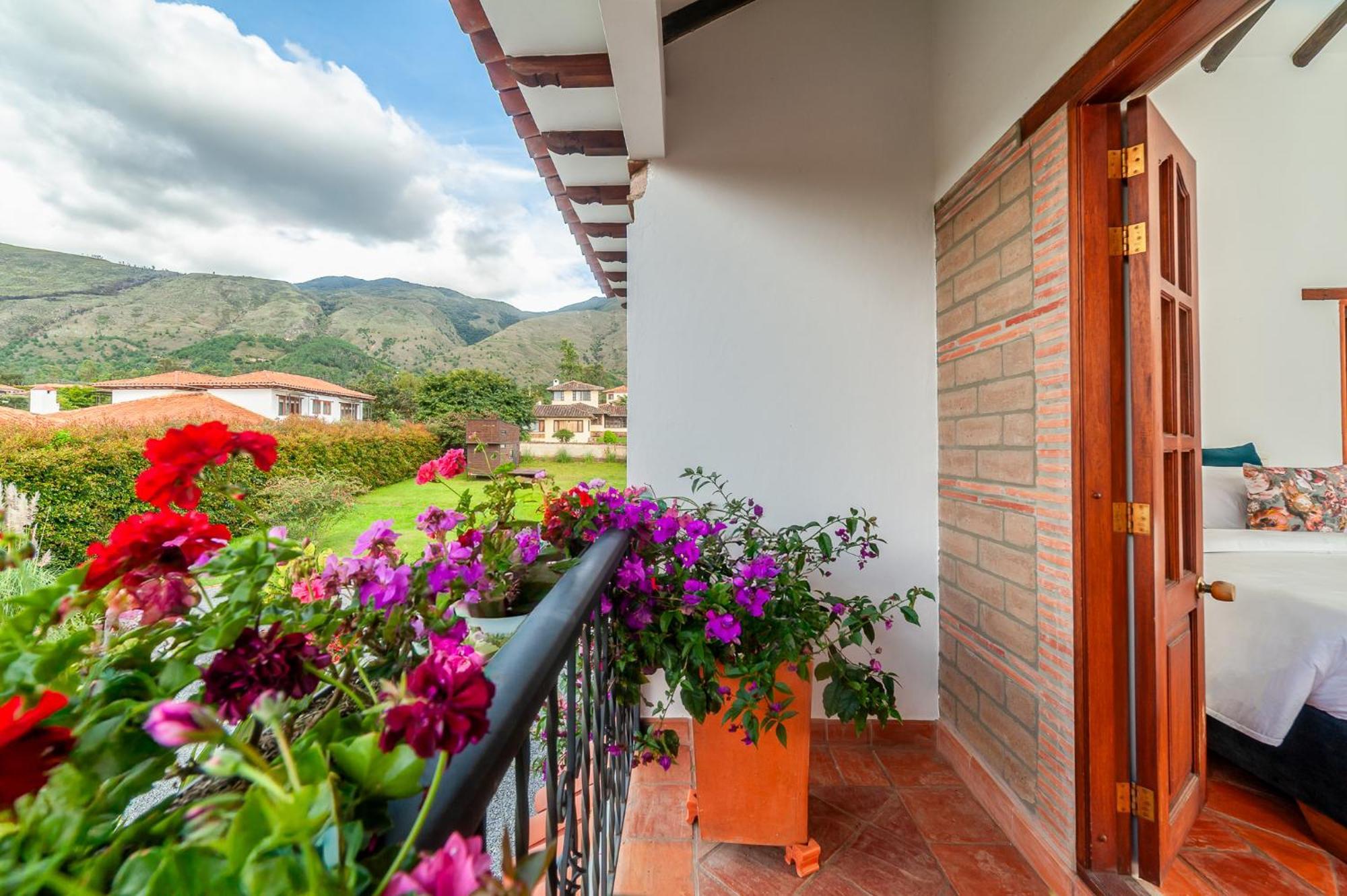 Casa De Las Flores Villa de Leyva Esterno foto
