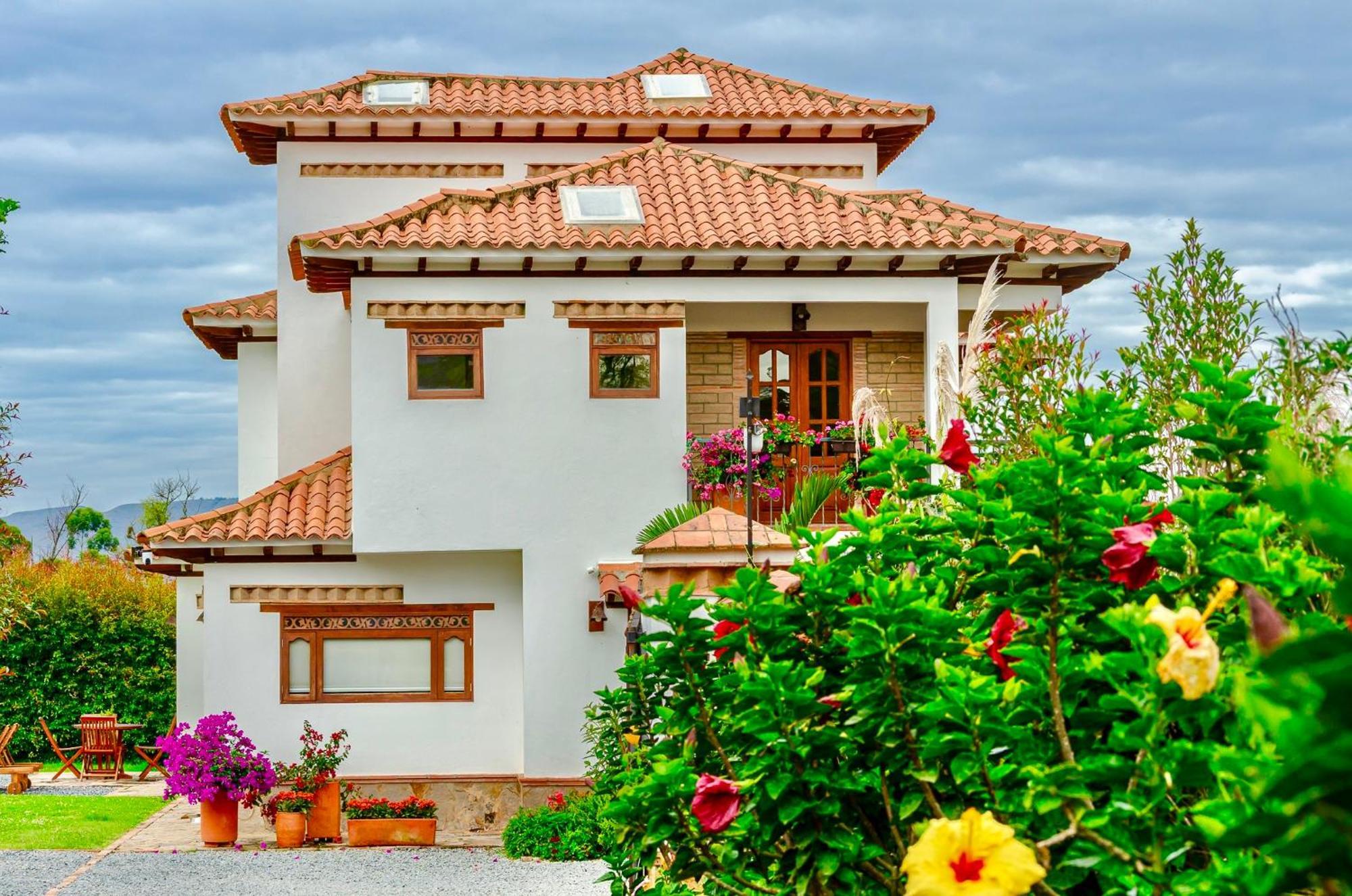 Casa De Las Flores Villa de Leyva Esterno foto