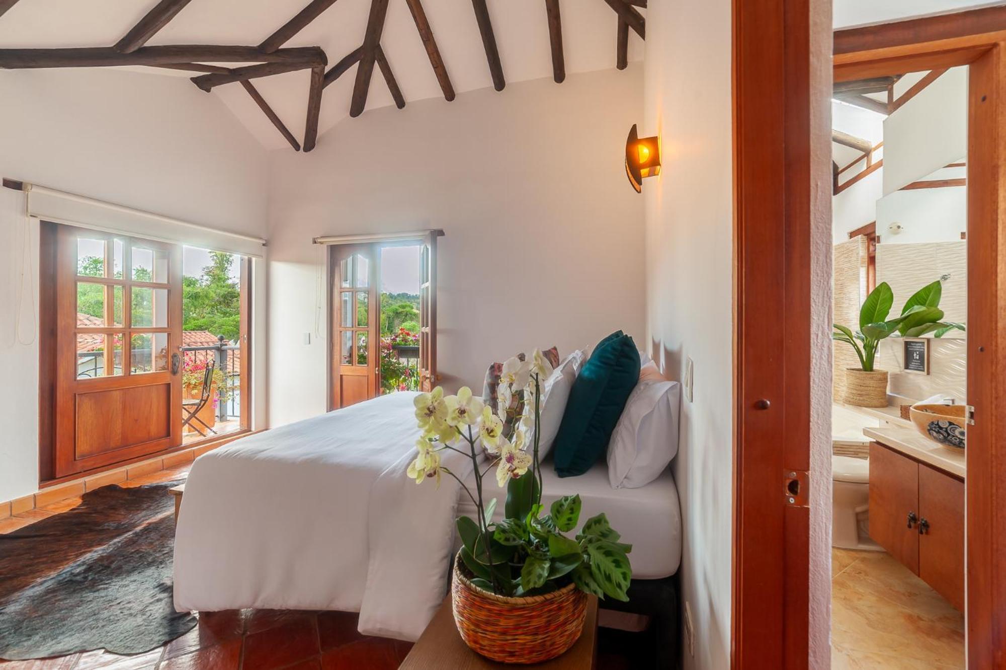 Casa De Las Flores Villa de Leyva Esterno foto